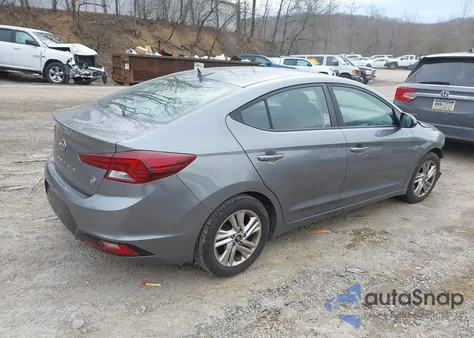 2019 Hyundai Elantra Sel z USA, uszkodzony, nr VIN 5NPD84LF1KH439151